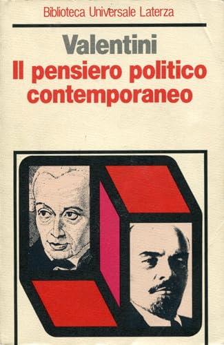 Il Pensiero Politico Contemporaneo - Francesco Valentini - copertina