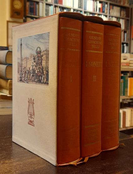 I SONETTI. Edizione integrale fatta sugli autografi (3 volumi) - Giuseppe Gioachino Belli - copertina