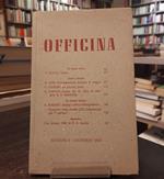 OFFICINA. Fascicolo bimestrale di poesia. Numero 4 - Dicembre 1955