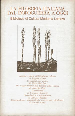 filosofia italiana dal dopoguerra a oggi - copertina