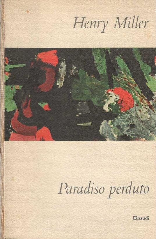 Paradiso Perduto - Henry Miller - copertina