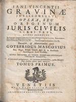 Jani Vincentii Gravinae Jurisconsulti Opera , seu Originum Juris Civilis Lirbi Tres , quibus accedunt De Romano Imperio Liber Singularis. Orationes , et Opuscola Latina. Institutionum J. Recept. Lib. IV. Dissertatio de Censura Romanorum , et Institut