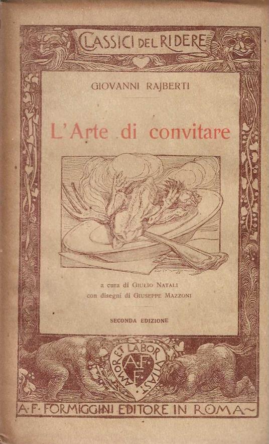 L' arte di convitare - Giovanni Rajberti - copertina