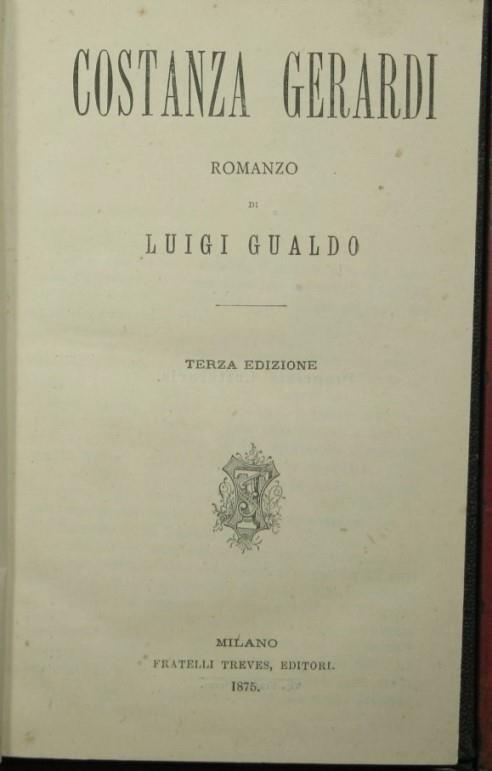 Costanza Gerardi; Il bacio della contessa Savina - copertina