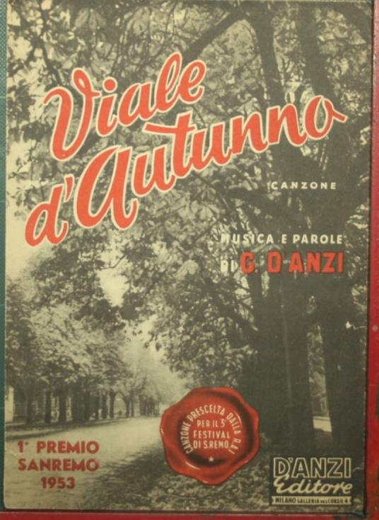 Viale d'autunno - copertina