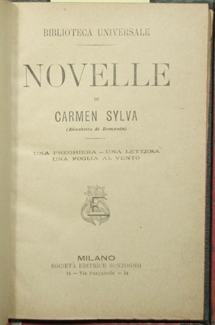 Novelle - I racconti del Pelesch - Chi bussa? - copertina