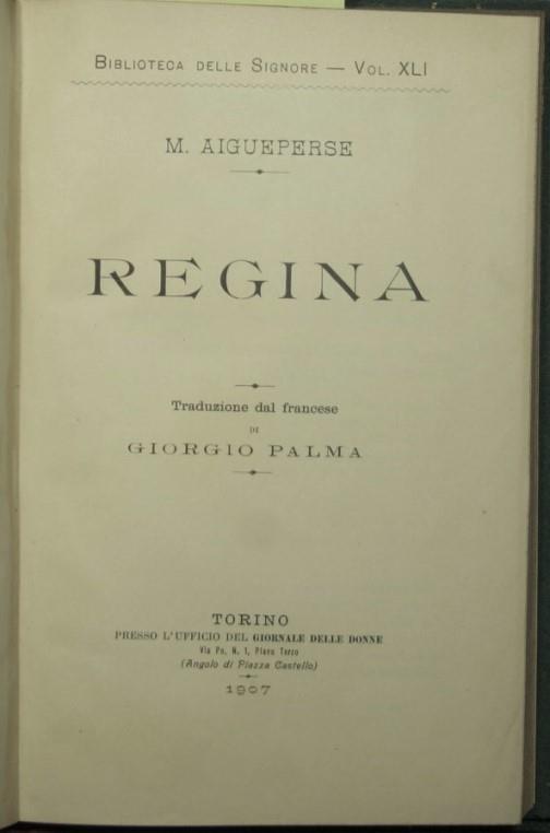 Regina - copertina