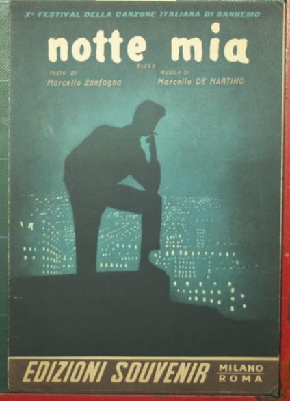 Notte mia - copertina