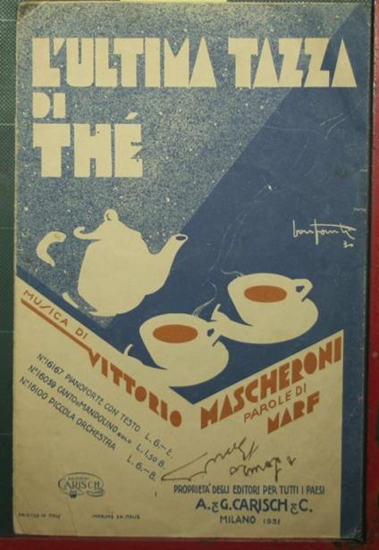L' ultima tazza di thè - copertina