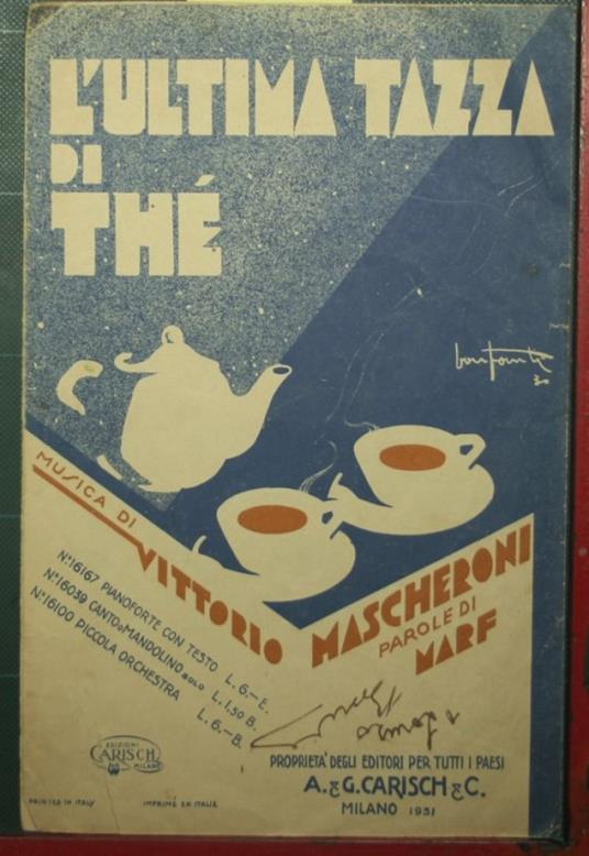 L' ultima tazza di thè - copertina