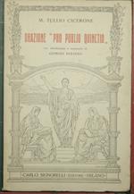 Orazione 'Pro Publio Quinctio'