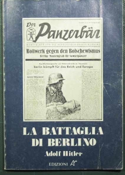 battaglia di Berlino - Adolf Hitler - copertina