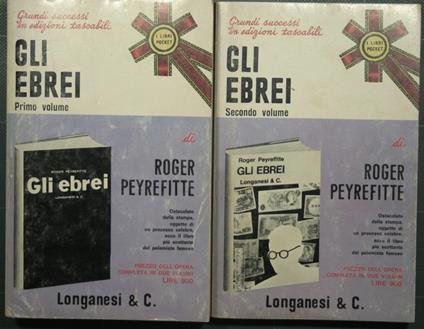 Gli ebrei - Roger Peyrefitte - copertina