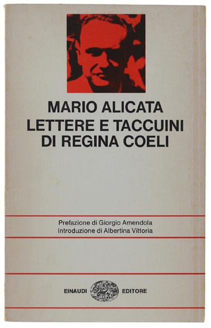 Lettere E Taccuini Di Regina Coeli - Mario Alicata - copertina