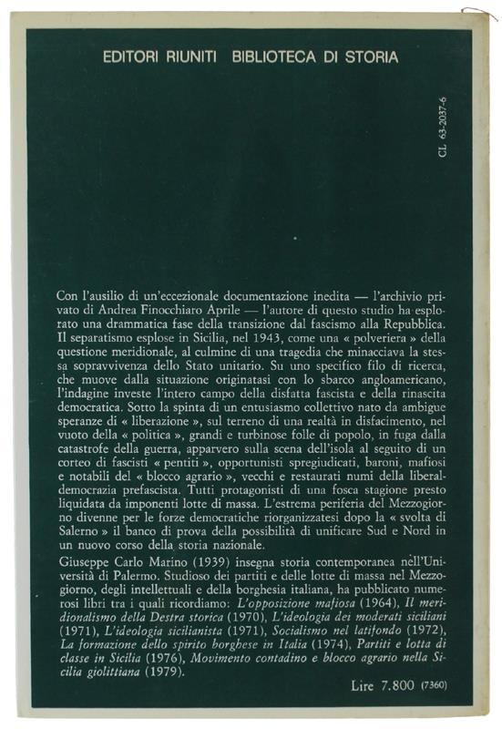 Storia Del Separatismo Siciliano