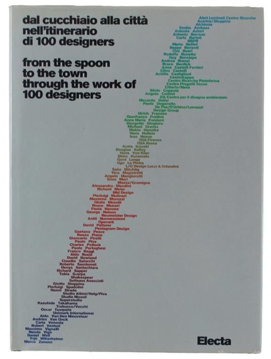 Dal Cucchiaio Alla Citta' Nell'Itinerario Di 100 Designers. From The Spoon Ti The Town Througt The Work Of 100 Designers - copertina