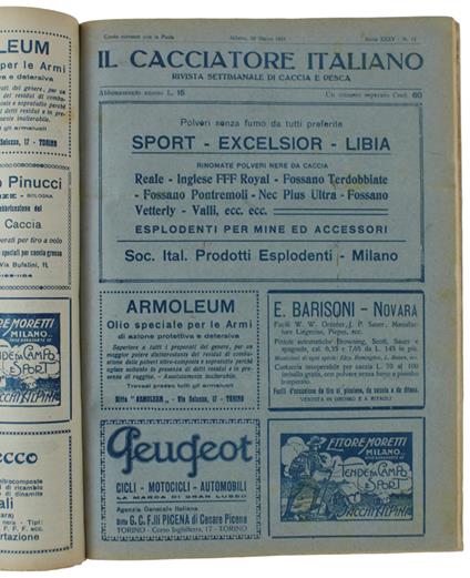 Il Cacciatore Italiano - copertina