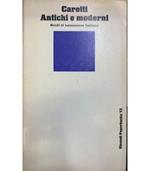 Antichi e moderni. Studi di letteratura italiana