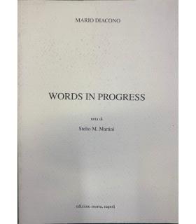 Words in progress - Mario Diacono - copertina