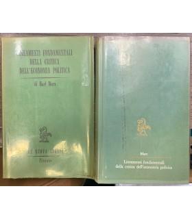 Lineamenti fondamentali della critica dell'economia politica. 1857-1858. 2 voll - Karl Marx - copertina