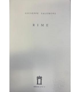 Rime - Giuseppe Salomoni - copertina
