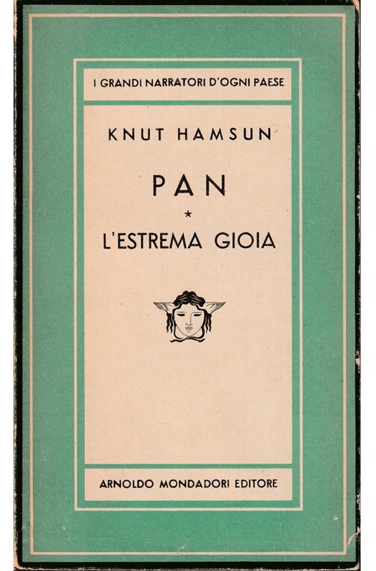 Pan - L'estrema gioia - Knut Hamsun - copertina