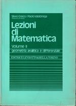 Lezioni di Matematica Volume II Geometria analitica e differenziale