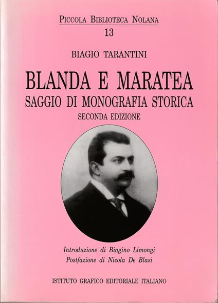 Blanda e Maratea Saggio di monografia storica - copertina