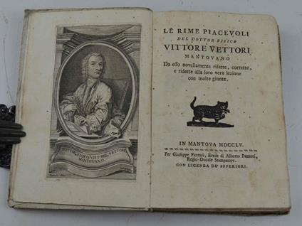 Le rime piacevoli… da esso novellamente rifatte, corrette, e ridotte alla loro vera lezione con molte giunte - copertina
