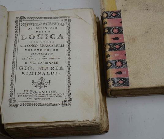 Supplimento al buon uso della logica… - Alfonso Muzzarelli - copertina