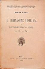 dominazione austriaca e il sentimento pubblico a Verona dal 1814 al 1847