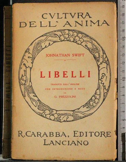 Libelli - Jonathan Swift - copertina