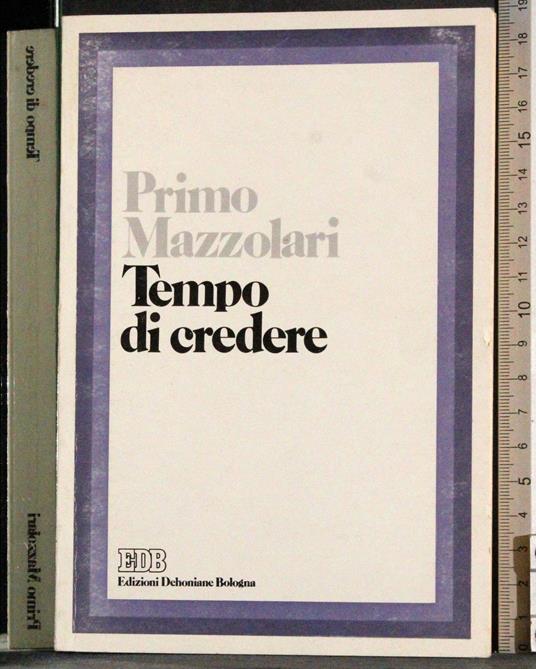 Tempo di credere - Primo Mazzolari - copertina