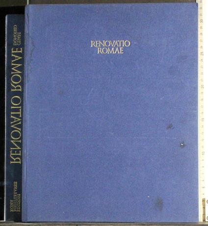 Renovatio Romae - Cesare D'Onofrio - copertina
