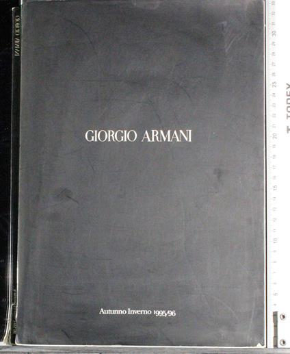 Autunno Inverno 1995/96 - Giorgio Armani - copertina