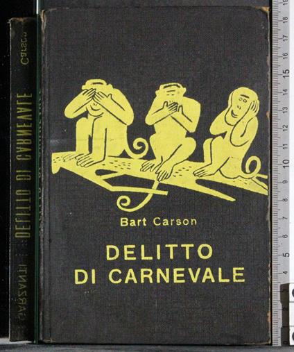 Delitto di carnevale - Bart Carson - copertina