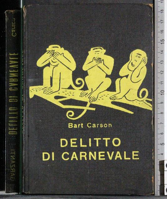Delitto di carnevale - Bart Carson - copertina