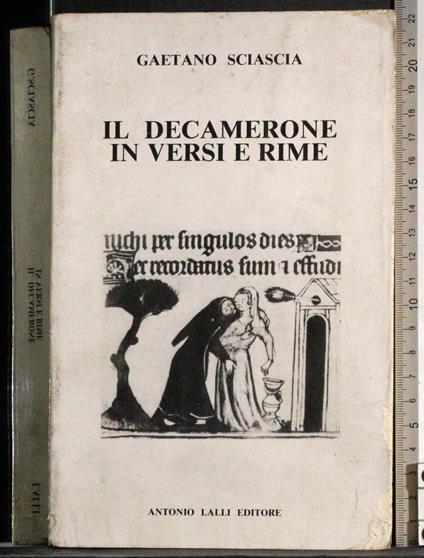 Il decamerone in versi e rime - copertina