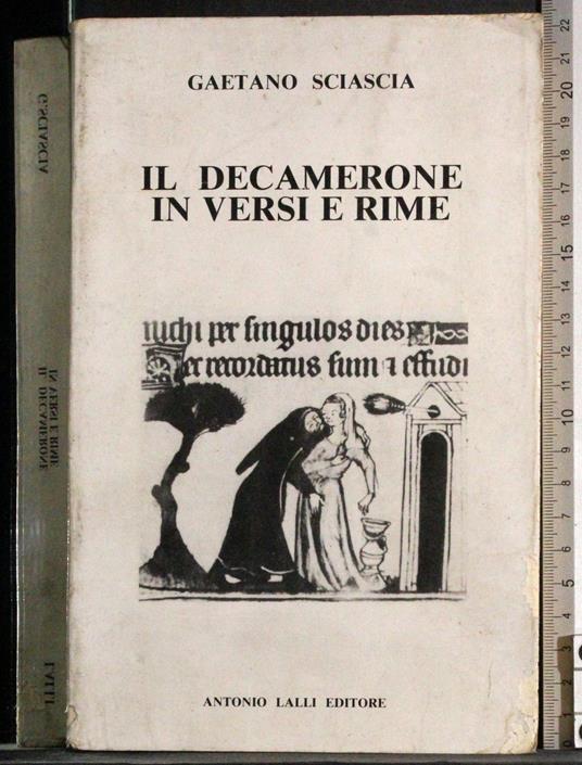 Il decamerone in versi e rime - copertina