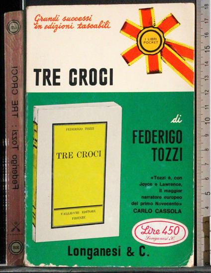 Tre croci - Federico Tozzi - copertina