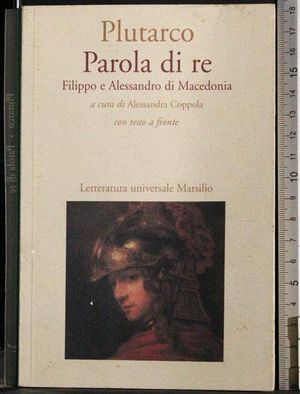 Parola di re - Plutarco - copertina