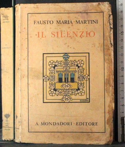 Il silenzio - Fausto M. Martini - copertina