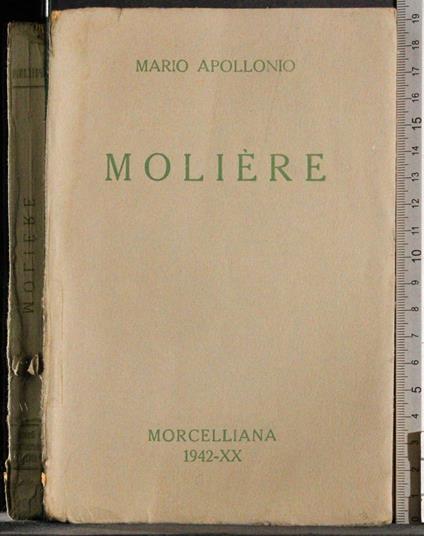 Moliere - Mario Apollonio - copertina