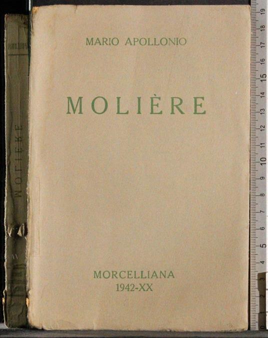 Moliere - Mario Apollonio - copertina