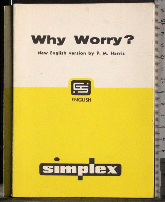 Why worry? - copertina