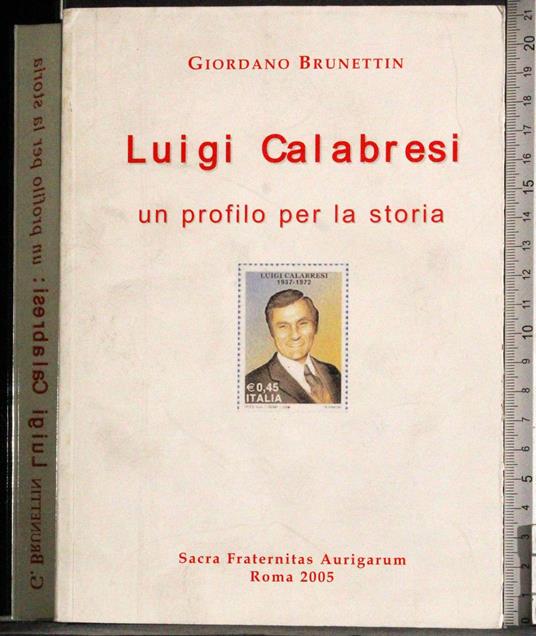 Luigi Calabresi: profilo per la storia - copertina