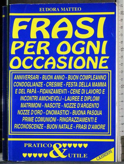 Frasi per ogni occasione - copertina