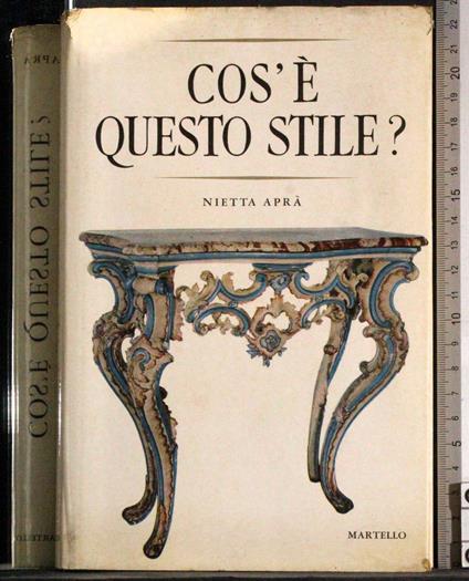Cos'è questo stile? - Nietta Aprà - copertina