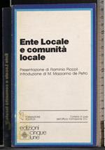 Ente Locale e comunità locale