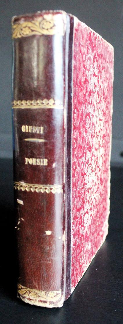 Poesie - Giuseppe Giusti - copertina
